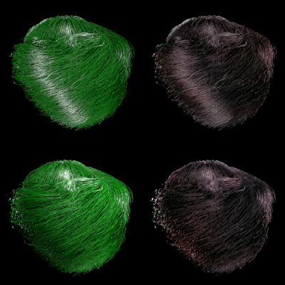A GAN-based Temporally Stable Shading Model for Fast Animation of Photorealistic Hair