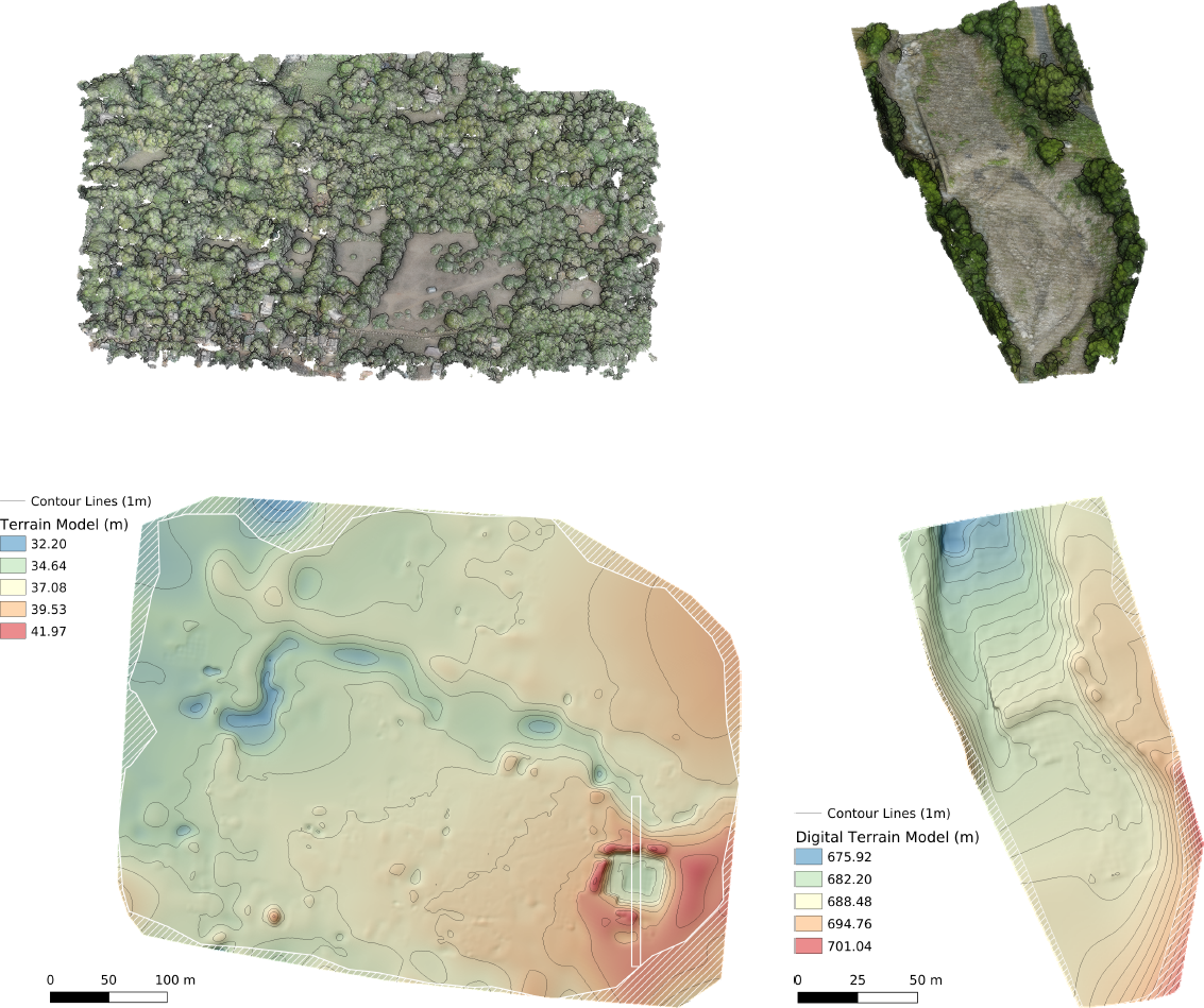 Digital Terrain Model From UAV Photogrammetric Data