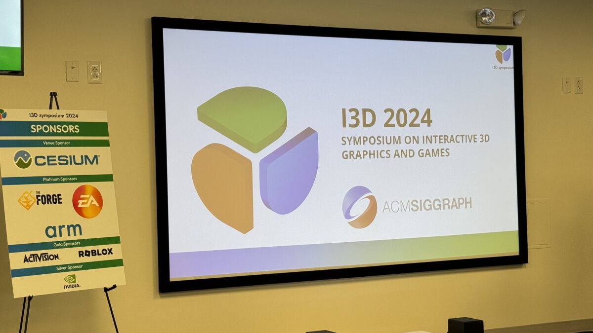 I3D 2024で発表しました．